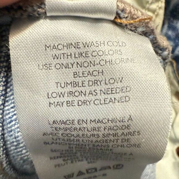 We The Free Free People Zuri High Rise Mom Lived in Blue Jeans Women 27 Boho - Picture 4 of 12